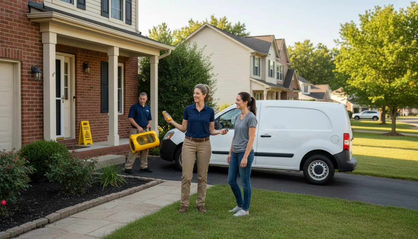 Water restoration image for Water Damage & Restoration Services in Limerick, ME